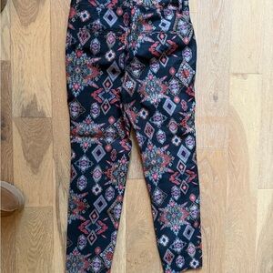 Zara women multi color straight leg pants